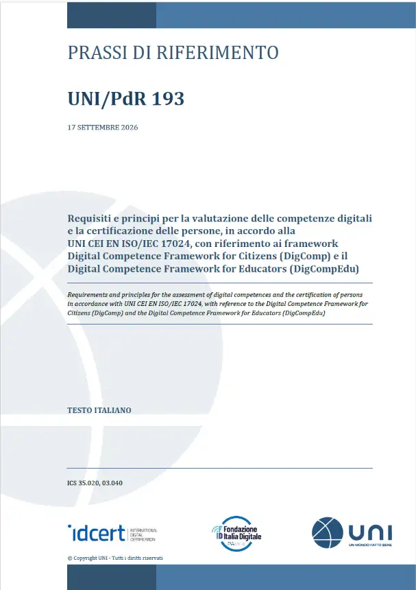 UNI/PdR 193:2026
